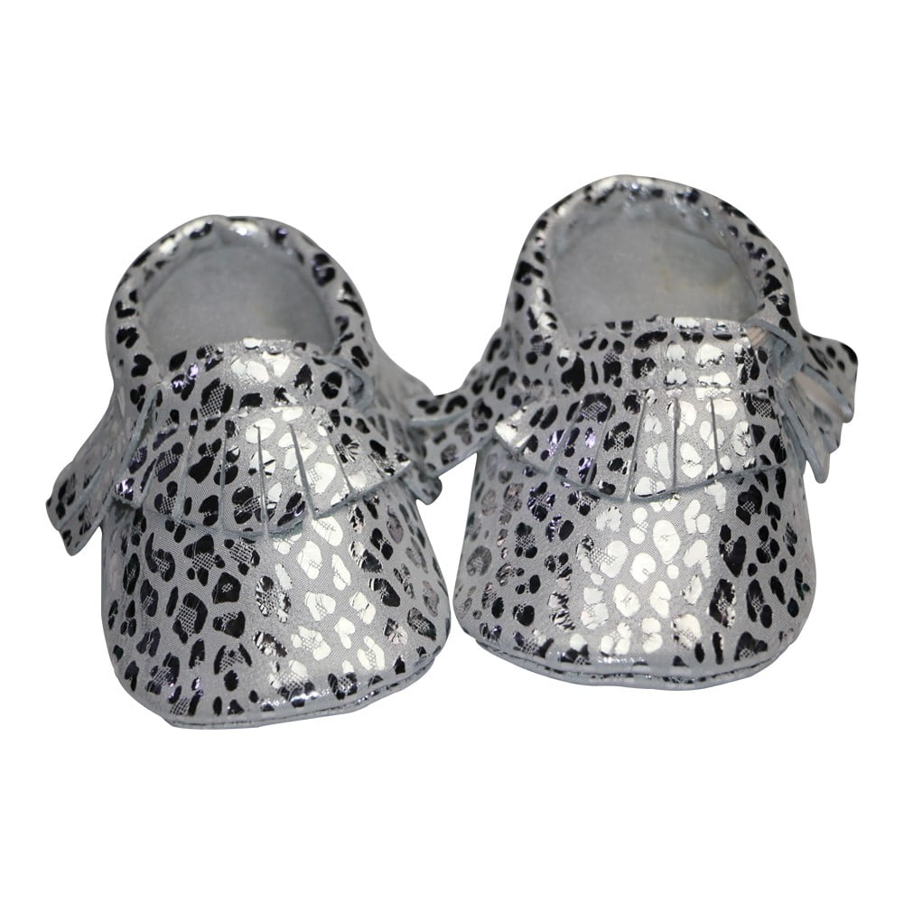leopard moccasins with fringe