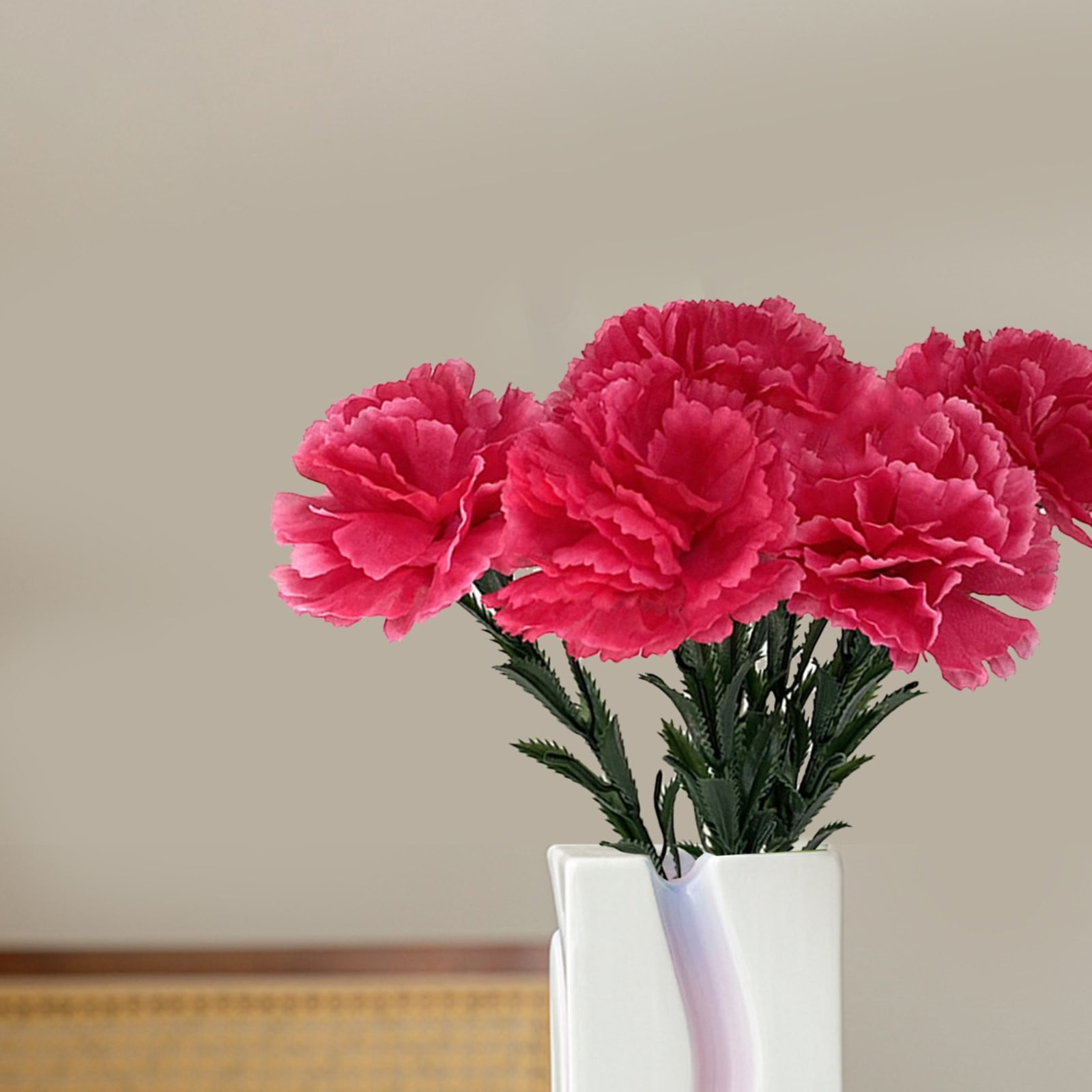 AKEGAMN Clearance! 7 Head Artificial Carnations 7 Head Artificial
