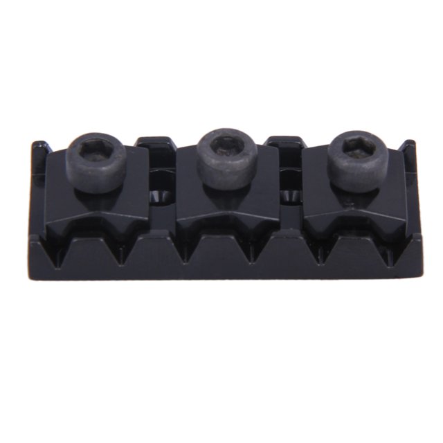 Candado de cuerda de tuerca de bloqueo de guitarra de 42,2 mm para guitarra (negro)