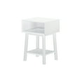 thumbnail image 3 of Max & Lily Nightstand with Cubby Shelf, Solid Wood Bedside Table, Side Table for Bedroom, 3 of 8