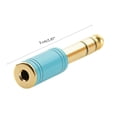 thumbnail image 4 of Audio Stereo Adapter Converter for Headphone 6.35mm Stereo Plug to 3.5mm Stereo 3 Pieces 1/4'' to 3.5mm Audio and Video, 4 of 9