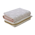 thumbnail image 3 of Monedero Pequeño Salvador Monedero portátil con bordado elegante de tres pliegues Beige, 3 of 10