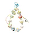 thumbnail image 3 of Llavero con cuentas, llavero con dijes, adornos decorativos colgantes para llaves de coche Azul, 3 of 9