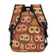 thumbnail image 4 of Disketp Brown Owl Mochila Estampada para Hombre y Mujer – Mochila Ligera Clásica con Múltiples Bolsillos para Universidad, Trabajo y Viajes-One Size, 4 of 5