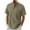 Army Green, variant on Summer Business Shirts for Mens Fashion Plus Size Summer Solid Color Casual Button Stand Collar Pocket Short Sleeve Turndown Collar Blouse Shirt