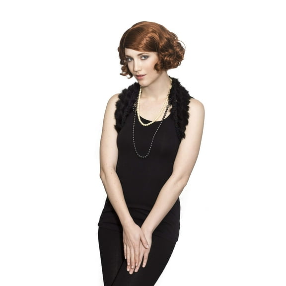 Skarlet Black Widow Avenger Color Auburn - Enigma Wigs Women's Scarlett Johansson Flapper Full Fluff 1930s Bundle Costume Wig Care Guide