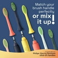 thumbnail image 2 of Brushmo Cabezales de Repuesto One con Limpiador de Lengua, Compatibles Únicamente con Philips One by Sonicare, Cerdas Suaves DuPont, Paquete de 4, Azul Marino Medianoche., 2 of 2