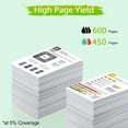 thumbnail image 4 of GREENCYCLE PG260XL CL261XL ink cartridges combo pack Replacement for Canon High Yield PG-260XL CL-261XL 260 XL 261 XL Compatible with TS5320 TS6420 TS6420a TR7020 TR7022 TR7022a (2 Black 2 Tri-Color), 4 of 7