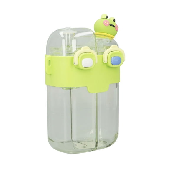 Cute Water Bottle, 780ML Straw Water Bottle With Straw Adjustable Strap Sticker