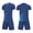 Navy, variant on YHAJDS Unisex Kid Girl Boy 2 Piece Summer Sport Set Youth Soccer Jersey Quick Dry Mesh Short Sleeve Crewneck Pocket Shorts Set