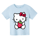 thumbnail image 3 of Camiseta de verano con dibujos animados de Hello Kitty para niñas, ropa deportiva de manga corta, estilo informal, estilo Kawaii, 3 of 5