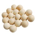 thumbnail image 5 of 200Pcs Bulk 10mm +14mm Natural Unfinish Wood Beads Round Ball Wooden Loose Beads Bulk with No Hole for Making, 5 of 6