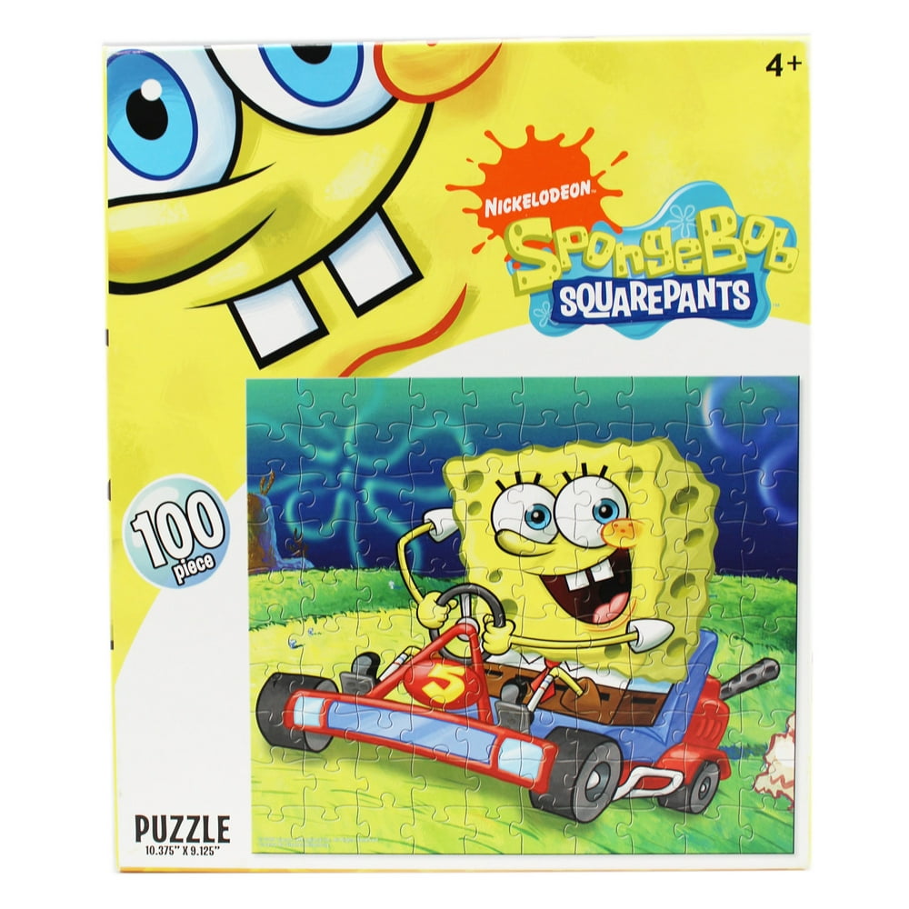 Spongebob Squarepants #5 Go Kart Racing Kids Jigsaw Puzzle ...