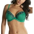 thumbnail image 3 of Panache Envy Plunge Underwire Bra (7286),38E,Emerald Leopard, 3 of 8