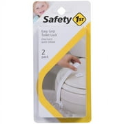 Safety 1st Easy Grip Safety Strap Toilet Lock (2pk), White, Toddler