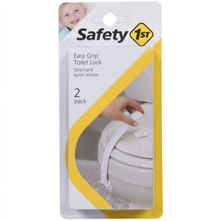 UPC: 0884392592448 | Safety 1ˢᵗ Easy Grip Toilet Lock (2pk) White