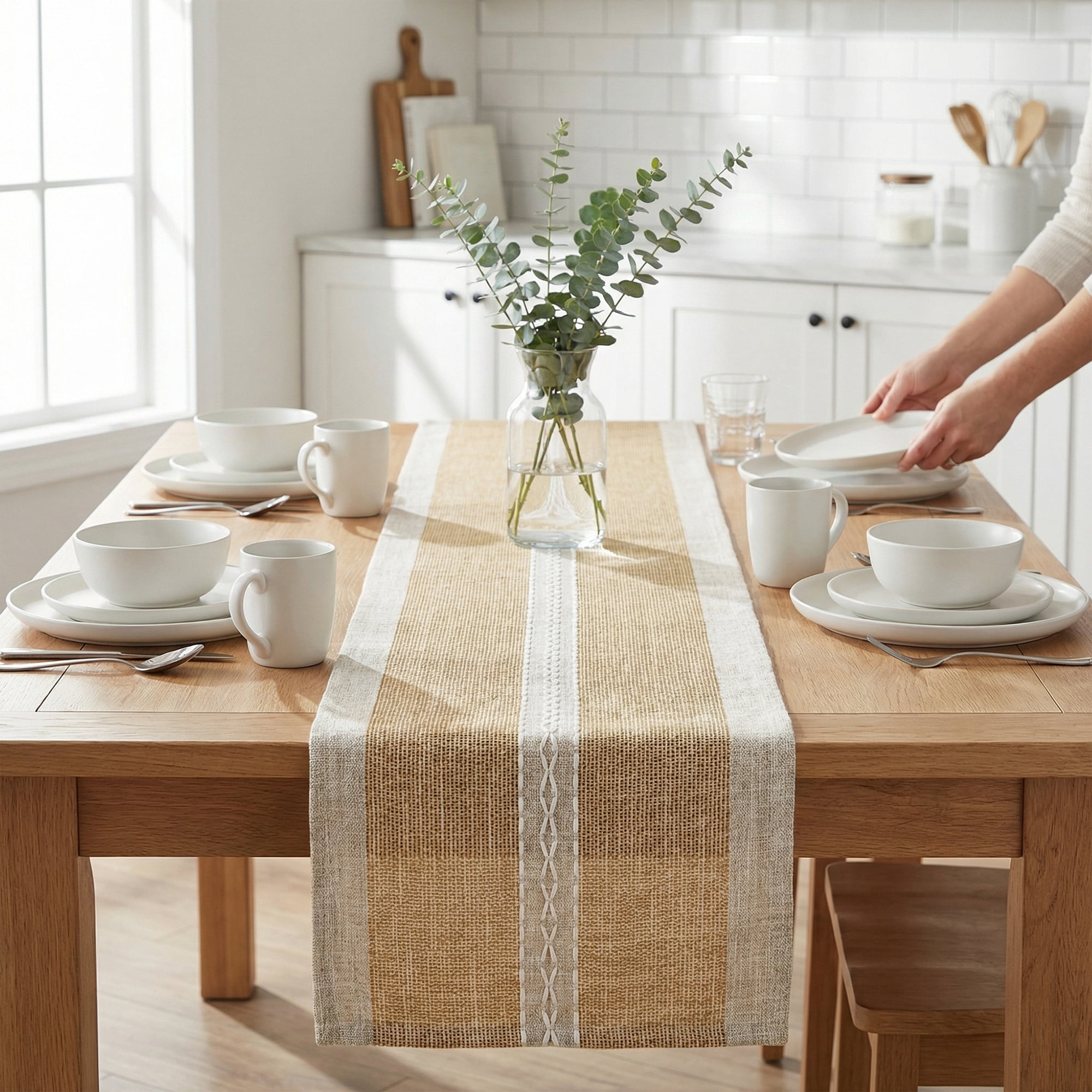 Unique Bargains Birthday Decorations Long Kitchen Runner Coffee 13x72in