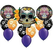 Coco Sugar Skull Day of The Dead Balloon Bouquet