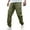 Army Green, variant on Men's Joggers Cargo Pants Stretch Tapered Running Sweatpants Drawstring Athletic Gym Jogging Workout Pants with Pockets