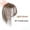 Light Brown, variant on Tssuoun 3D Air Bangs Hair Topper Extension Invisible Seamless Thin Neat Air Bangs