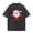 #338-Black, variant on Women's Vintage T-Shirt, Classic Round Neck Loose Fit Distressed Design, Short Sleeve Top for Christmas Holiday and Casual Wear