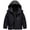 Black, variant on Boy's Warm Winter Jacket Kid's Waterproof Ski Coat Youth Insulated Fleece Snowsuit Black 8
