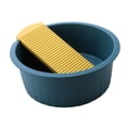 thumbnail image 4 of Washboard Basin Washing Supplies Compact with Integrated Washboard Laundry Basin Blue, 4 of 9