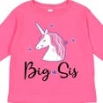 thumbnail image 4 of Inktastic Big Sis Unicorn Girls Sister Announcement Girls Long Sleeve Toddler T-Shirt, 4 of 5