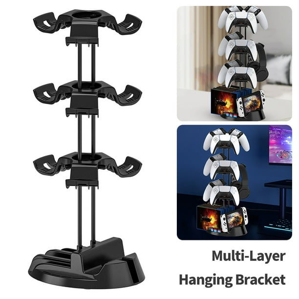 Soporte Controlador 1/2/3 para Accesorios Juegos PS5/PS4/PS3/Steam/Switch