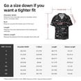 thumbnail image 5 of Balery Travel The World Camisa Casual de Manga Corta con Botones para Hombre, Texturizada, Estilo Cubano, para Playa, Verano-3X-Large, 5 of 5
