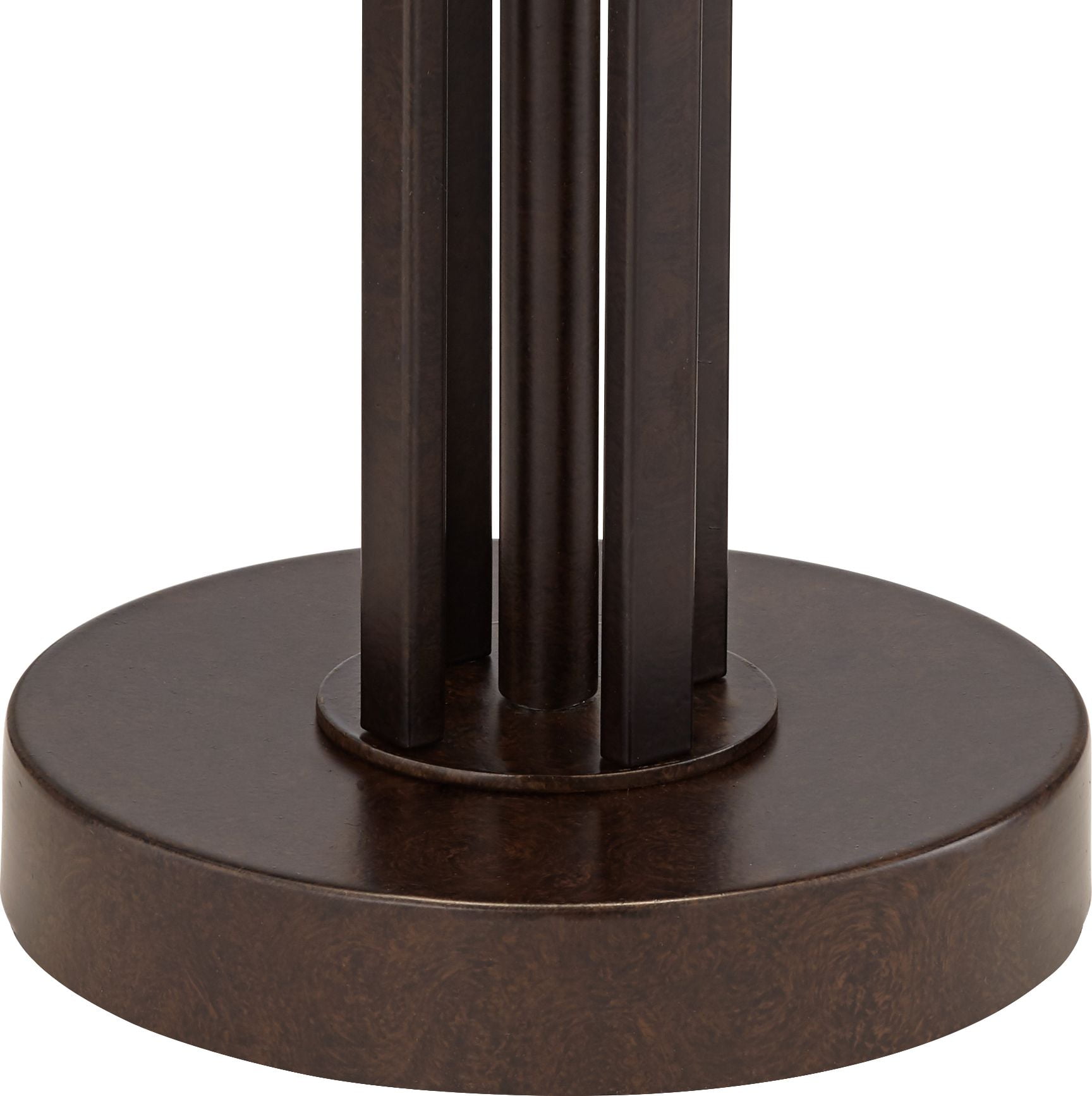 Franklin iron works andes industrial table lamp oil rubbed bronze double shade for living room deals