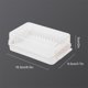 thumbnail image 5 of Matsuzay Caja de almacenamiento blanca fácil de limpiar para cortar mantequilla, adecuada para la mayoría de las marcas de mantequilla, Organizadores de utensilios de cocina, 5 of 6
