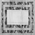 thumbnail image 1 of Ahgly Company Indoor Square Abstract Gray Contemporary Area Rugs, 6' Square, 1 of 1