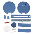 thumbnail image 1 of Dalazy DIY Leather Shoulder Bag Making Tote Wallet Material Craft Sewing Handmade Blue, 1 of 9