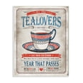 thumbnail image 2 of Stupell Industries Tea Lovers Vintage Comic Book Design Wall Plaque by Ester Kay, 2 of 5