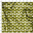 thumbnail image 6 of Soimoi Minky Green Fabric By the Yard - 56 Inch Wide - Facets Triangle Geometric Fabric - Geometric Precision for Creative Projects Printed Fabric, 6 of 6