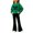 Green, variant on Cethrio Girls Outfit Sets Long Sleeve, Printed Casual Spring Fall 2 Piece Girls Clothing Sets Size 7-8 T Hot Pink