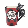 thumbnail image 1 of Ladybug Lady Of The House Ceramic Mug With Bow Ceramic Mug, 1 of 3