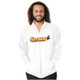 thumbnail image 5 of Crows Logo Black Licorice Candy Lover Zip Up Hoodie Men's Women's Brisco Brands M, 5 of 6
