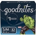 thumbnail image 1 of Goodnites, Boys Bedwetting Underwear, Small/Medium, 32 Count, 1 of 5