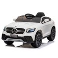 thumbnail image 1 of 12V Mercedes-Benz GLC Coupe kids Ride On Cars with Remote Control Leather Seat Rubber Tires, 1 of 5