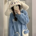 thumbnail image 5 of Cinnamoroll Winter Plush Thick Flannel Pajamas Soft Warm Comfortable Robe One Size, 5 of 7