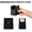 Black, variant on Bed Risers with Adjustable Screw Clamp, Fits Foot Thickness of Bed from 0 to 1.5 Inch, Elevation in Heights 4 Inch Heavy Duty Risers for Sofa Desk Table Cabinet Supports (4Pack, Brown)