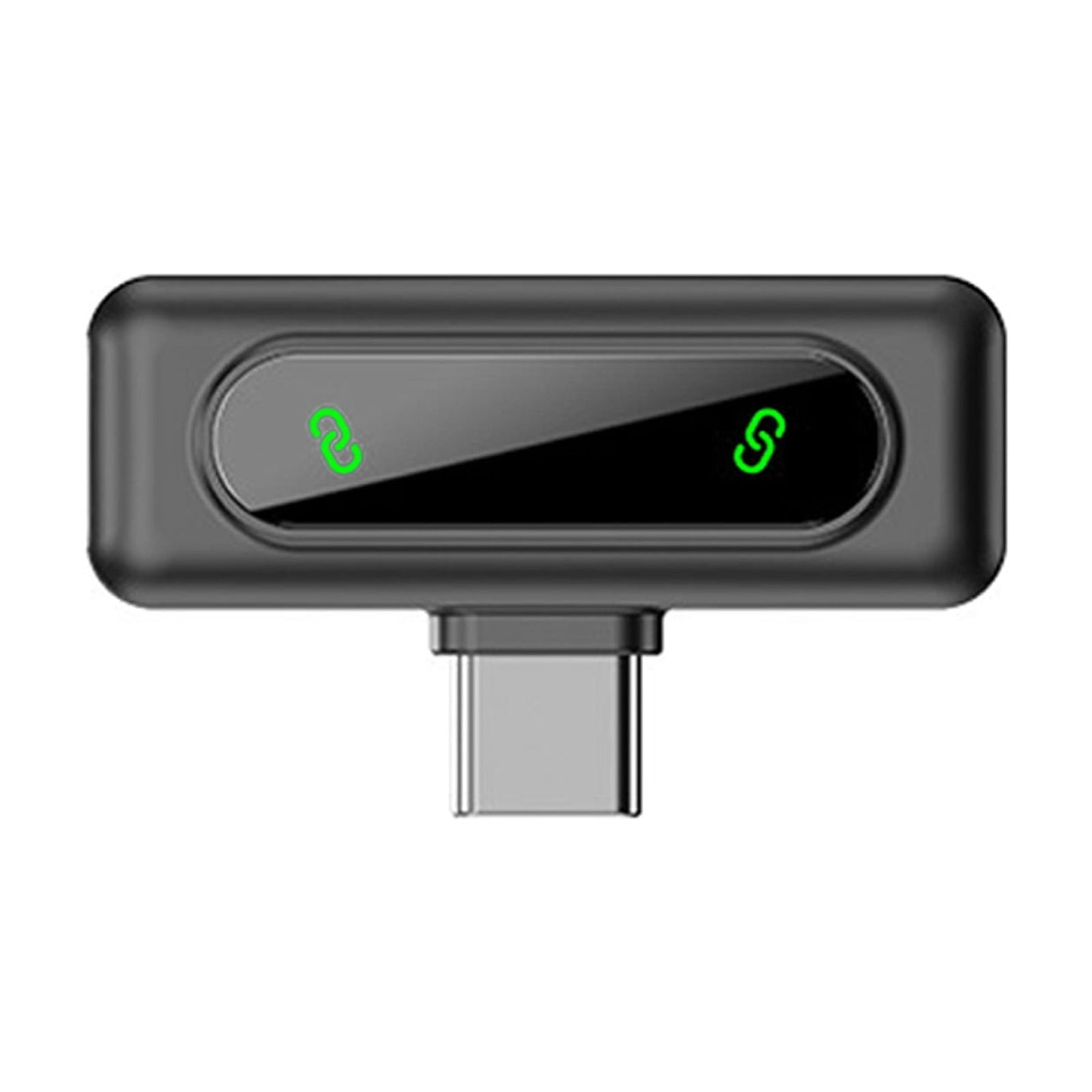 2.4G Wireless Clips On Microphone Microphone 2.4G Wireless Lavalier Microphone Noise Reduction CD Quality Sound 30M/98.43ft Transmission LED Display for Live Streaming Outdoor Vlog