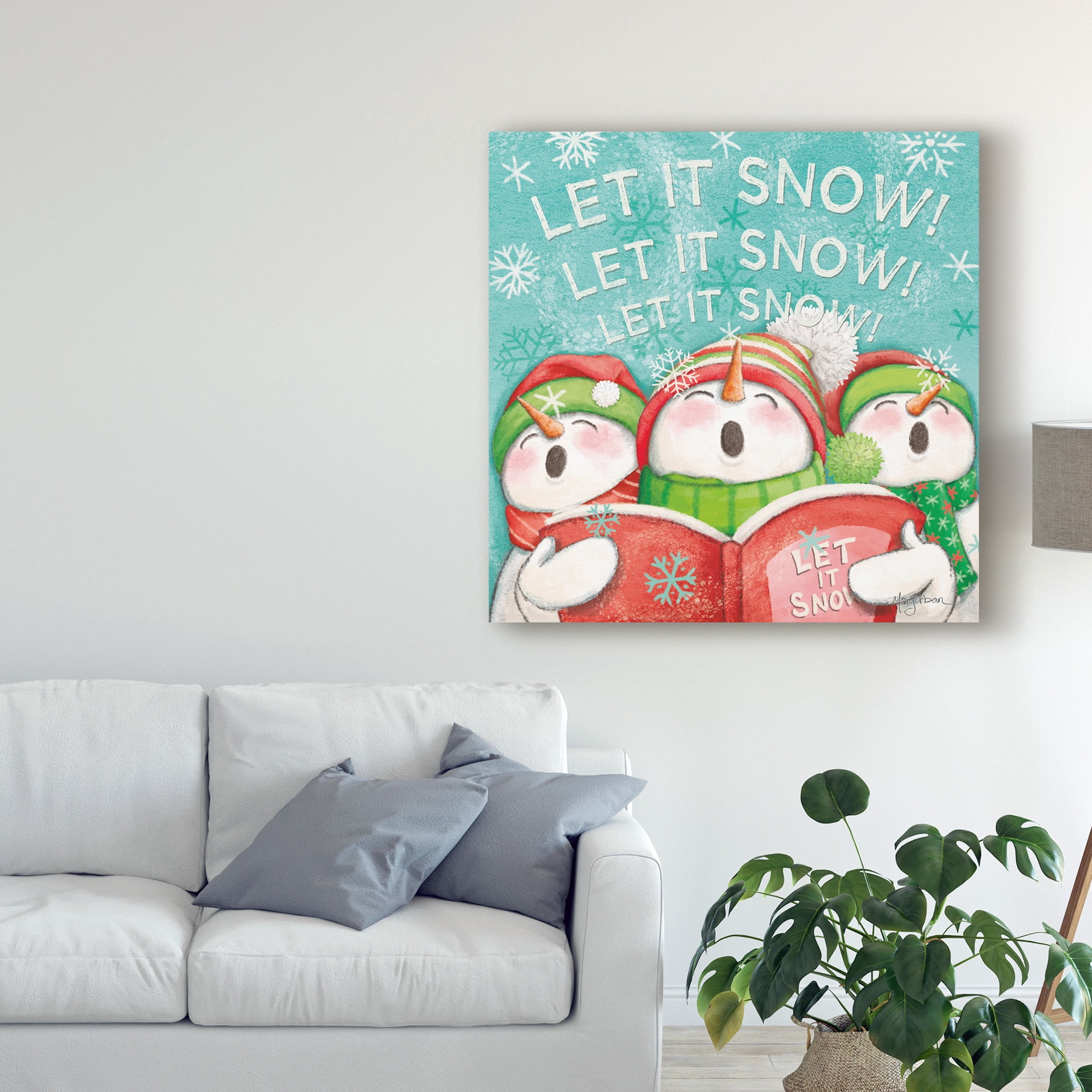 Trademark Fine Art 'Let it Snow VIII' Canvas Art by Mary Urban