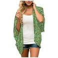 thumbnail image 2 of Maillot de Bain Imprimé pour Femmes en Chiffon Décontracté Cardigan Ample devant, 2 of 4