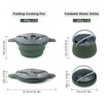 thumbnail image 3 of Cookware pan,Set Outdoor Cookware Portable Set Collapsible Set Portable Set Pot Set Cookware Set Cookware Pan Pot Buzhi, 3 of 6