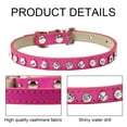 thumbnail image 3 of Collar para cachorros Apuakthei con diamantes de cristal y brillantes de colores para niñas y gatos, 3 of 5