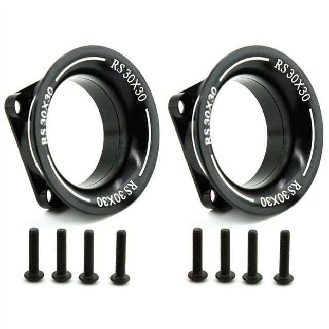 2 piezas de 30 X 30 Conducto de aire de cubierta de ventilador de enfriamiento para 540 3650 Motor/ESC Disipador de calor 1/10 1/8 D3 D4 RC Car,2
