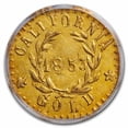 thumbnail image 3 of 1853 Arms of California Fractional Gold Token MS-63 Octagonal NGC, 3 of 3